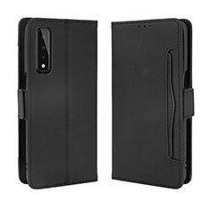 Coque Portefeuille Livre Cuir Etui Clapet BY6 pour LG Stylo 7 Noir