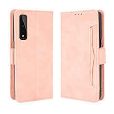 Coque Portefeuille Livre Cuir Etui Clapet BY6 pour LG Stylo 7 Rose