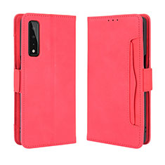 Coque Portefeuille Livre Cuir Etui Clapet BY6 pour LG Stylo 7 Rouge