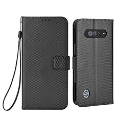 Coque Portefeuille Livre Cuir Etui Clapet BY6 pour Xiaomi Black Shark 4S 5G Noir