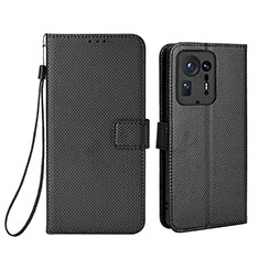 Coque Portefeuille Livre Cuir Etui Clapet BY6 pour Xiaomi Mi Mix 4 5G Noir