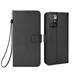 Coque Portefeuille Livre Cuir Etui Clapet BY6 pour Xiaomi Redmi 10 (2022) Noir