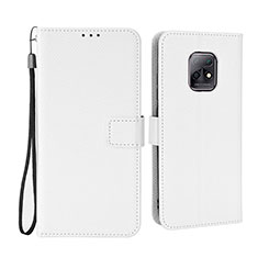 Coque Portefeuille Livre Cuir Etui Clapet BY6 pour Xiaomi Redmi 10X Pro 5G Blanc