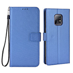 Coque Portefeuille Livre Cuir Etui Clapet BY6 pour Xiaomi Redmi 10X Pro 5G Bleu