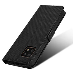 Coque Portefeuille Livre Cuir Etui Clapet BY7 pour Sharp Aquos Sense6 Noir