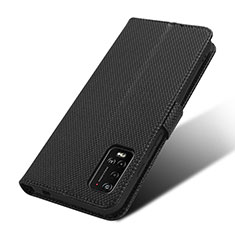 Coque Portefeuille Livre Cuir Etui Clapet BY7 pour Wiko Power U10 Noir