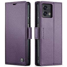 Coque Portefeuille Livre Cuir Etui Clapet C01S pour Motorola Moto G Stylus (2023) 4G Violet