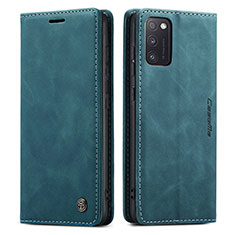 Coque Portefeuille Livre Cuir Etui Clapet C01S pour Samsung Galaxy A41 Bleu