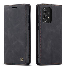 Coque Portefeuille Livre Cuir Etui Clapet C01S pour Samsung Galaxy A73 5G Noir