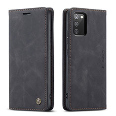 Coque Portefeuille Livre Cuir Etui Clapet C01S pour Samsung Galaxy F02S SM-E025F Noir