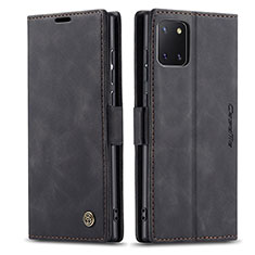 Coque Portefeuille Livre Cuir Etui Clapet C01S pour Samsung Galaxy M60s Noir