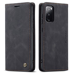 Coque Portefeuille Livre Cuir Etui Clapet C01S pour Samsung Galaxy S20 FE 4G Noir