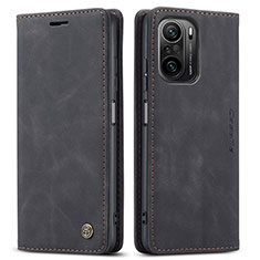 Coque Portefeuille Livre Cuir Etui Clapet C01S pour Xiaomi Mi 11X 5G Noir