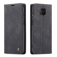 Coque Portefeuille Livre Cuir Etui Clapet C01S pour Xiaomi Poco M2 Pro Noir