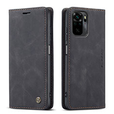 Coque Portefeuille Livre Cuir Etui Clapet C01S pour Xiaomi Poco M5S Noir