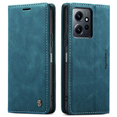 Coque Portefeuille Livre Cuir Etui Clapet C01S pour Xiaomi Redmi Note 12 4G Bleu