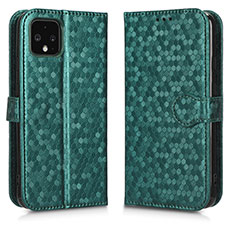 Coque Portefeuille Livre Cuir Etui Clapet C01X pour Google Pixel 4 Vert