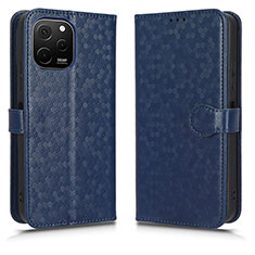 Coque Portefeuille Livre Cuir Etui Clapet C01X pour Huawei Enjoy 50z Bleu