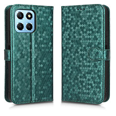 Coque Portefeuille Livre Cuir Etui Clapet C01X pour Huawei Honor X6 Vert