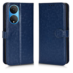 Coque Portefeuille Livre Cuir Etui Clapet C01X pour Huawei Honor X7 Bleu