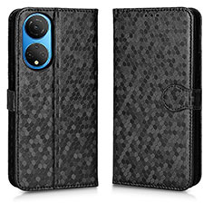 Coque Portefeuille Livre Cuir Etui Clapet C01X pour Huawei Honor X7 Noir