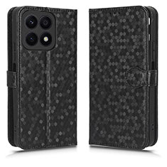 Coque Portefeuille Livre Cuir Etui Clapet C01X pour Huawei Honor X8a 4G Noir