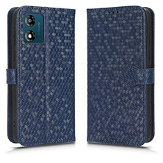 Coque Portefeuille Livre Cuir Etui Clapet C01X pour Motorola Moto E13 Bleu