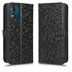 Coque Portefeuille Livre Cuir Etui Clapet C01X pour Motorola Moto E13 Noir