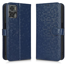 Coque Portefeuille Livre Cuir Etui Clapet C01X pour Motorola Moto E22i Bleu