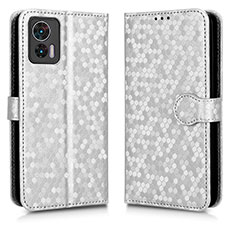 Coque Portefeuille Livre Cuir Etui Clapet C01X pour Motorola Moto Edge 30 Lite 5G Argent