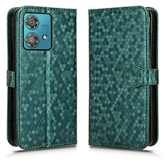 Coque Portefeuille Livre Cuir Etui Clapet C01X pour Motorola Moto Edge 40 Neo 5G Vert