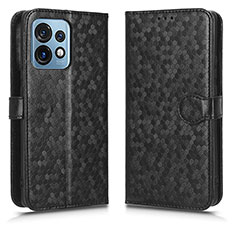 Coque Portefeuille Livre Cuir Etui Clapet C01X pour Motorola Moto Edge Plus (2023) 5G Noir