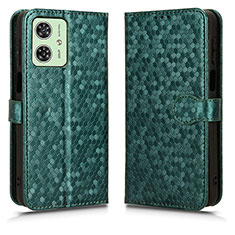 Coque Portefeuille Livre Cuir Etui Clapet C01X pour Motorola Moto G54 5G Vert