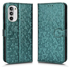 Coque Portefeuille Livre Cuir Etui Clapet C01X pour Motorola Moto G71s 5G Vert