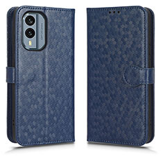 Coque Portefeuille Livre Cuir Etui Clapet C01X pour Nokia X30 5G Bleu