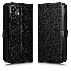 Coque Portefeuille Livre Cuir Etui Clapet C01X pour Nothing Phone 2 Noir