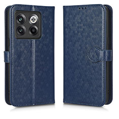 Coque Portefeuille Livre Cuir Etui Clapet C01X pour OnePlus 10T 5G Bleu