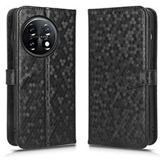 Coque Portefeuille Livre Cuir Etui Clapet C01X pour OnePlus 11R 5G Noir