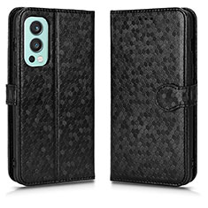 Coque Portefeuille Livre Cuir Etui Clapet C01X pour OnePlus Nord 2 5G Noir