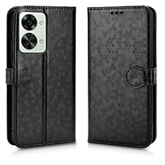 Coque Portefeuille Livre Cuir Etui Clapet C01X pour OnePlus Nord 2T 5G Noir