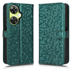 Coque Portefeuille Livre Cuir Etui Clapet C01X pour OnePlus Nord CE 3 5G Vert