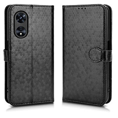 Coque Portefeuille Livre Cuir Etui Clapet C01X pour Oppo A1 5G Noir