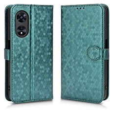 Coque Portefeuille Livre Cuir Etui Clapet C01X pour Oppo A1 5G Vert