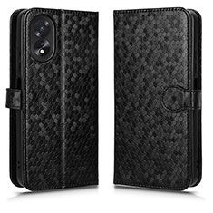 Coque Portefeuille Livre Cuir Etui Clapet C01X pour Oppo A18 Noir