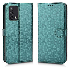 Coque Portefeuille Livre Cuir Etui Clapet C01X pour Oppo F19 Vert