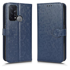 Coque Portefeuille Livre Cuir Etui Clapet C01X pour Oppo Reno5 A Bleu