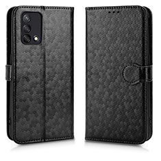 Coque Portefeuille Livre Cuir Etui Clapet C01X pour Oppo Reno6 Lite Noir