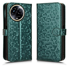 Coque Portefeuille Livre Cuir Etui Clapet C01X pour Realme 11 5G Vert