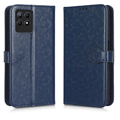 Coque Portefeuille Livre Cuir Etui Clapet C01X pour Realme 8i Bleu