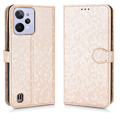 Coque Portefeuille Livre Cuir Etui Clapet C01X pour Realme C31 Or